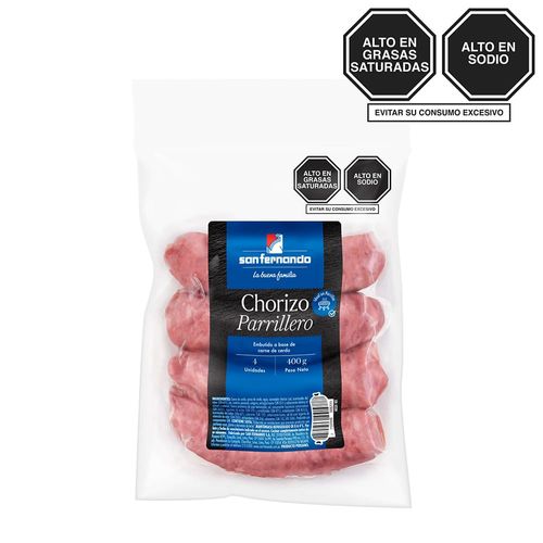 Chorizo Parrillero SAN FERNANDO Paquete 400g