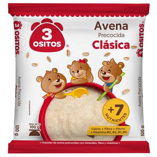 Avena Clásica 3 OSITOS Bolsa 100g