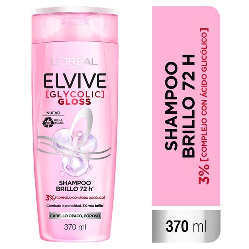 Shampoo ELE Glycolic Gloss Frasco 370ml