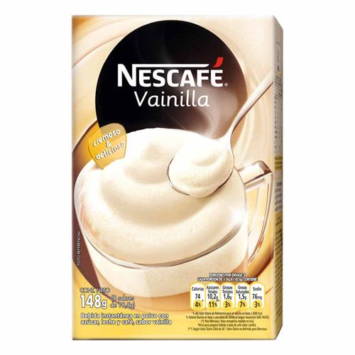 Café Instantáneo NESCAFÉ Sabor Vainilla Caja 148g