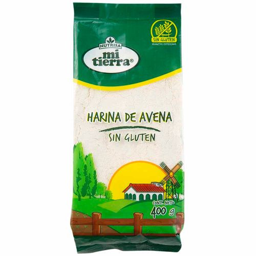 Harina de Avena MI TIERRA Sin Gluten Bolsa 400g