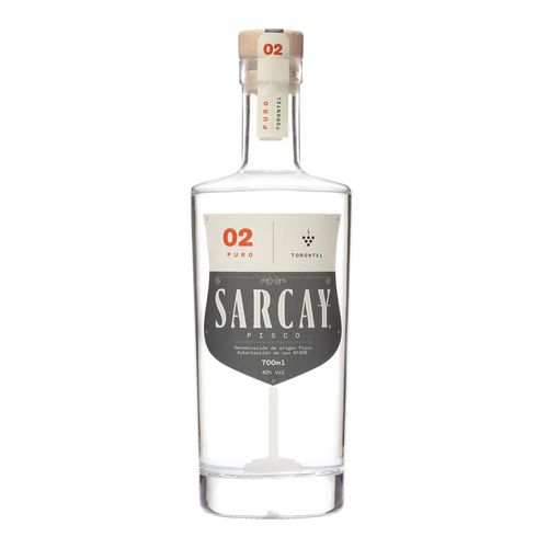 Pisco SARCAY Puro Toronteal Botella 700ml