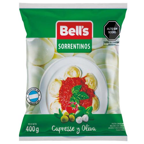 Sorrentinos de Caprese y Olivas BELL'S Bolsa 400g