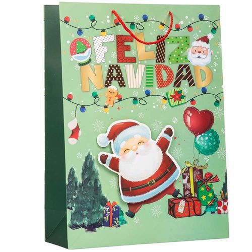 Bolsa de Regalo CLASS&WORK Papa Noel Grande PV