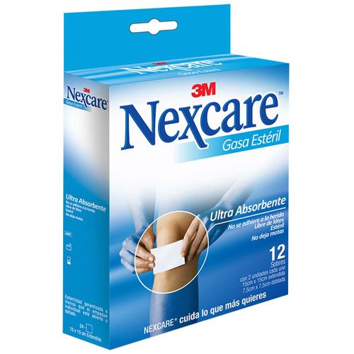 Gasa Estéril NEXCARE Caja 12un