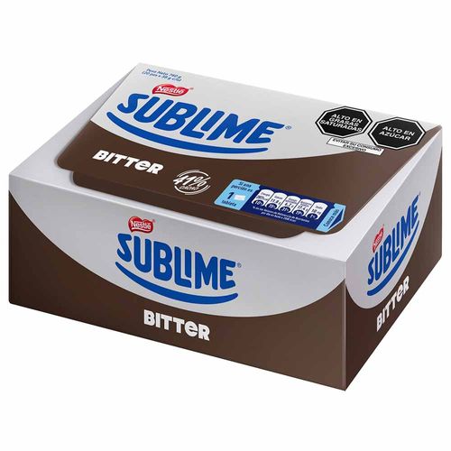 Chocolate SUBLIME Bitter Caja 20un