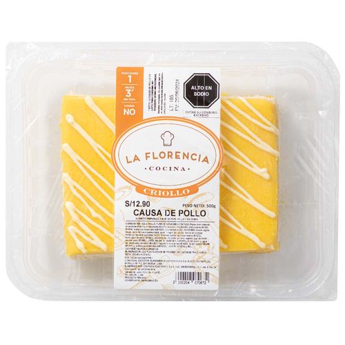 Causa de Pollo LA FLORENCIA Bandeja 500g