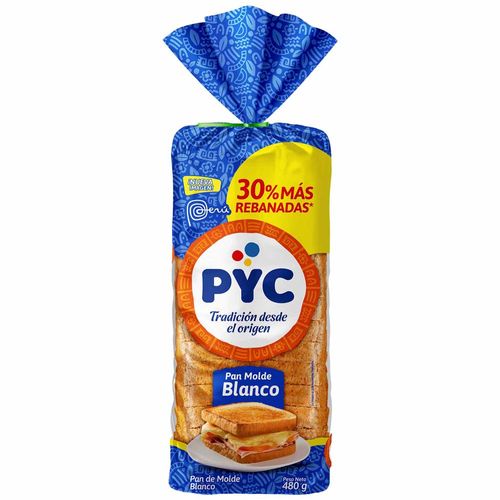 Pan Blanco PYC Bolsa 480g