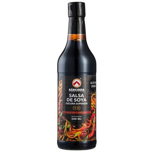 Salsa Soya Oscura BARCIDDA Frasco 500ml