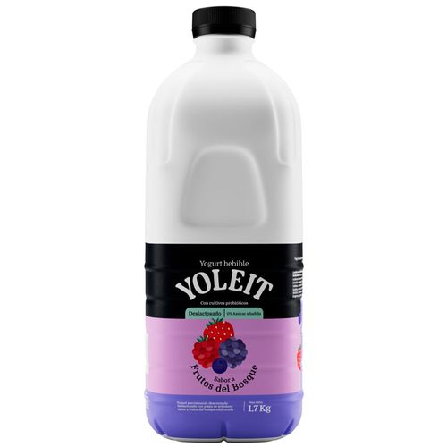 Yogurt Deslactosado YOLEIT Frutos del Bosque Galonera 1.7Kg