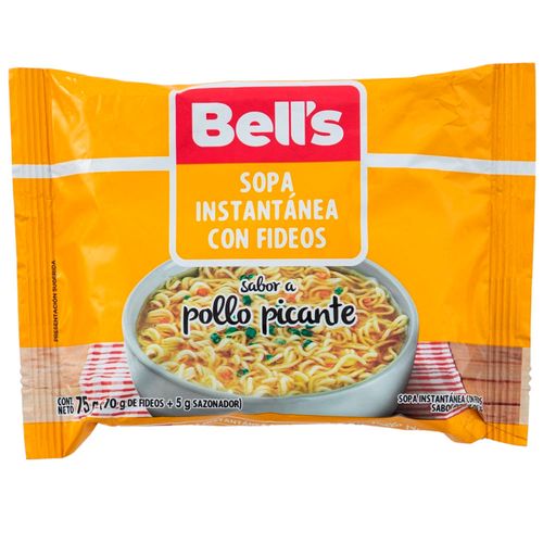 Sopa Instantánea de Pollo Picante BELL'S Sobre 75g