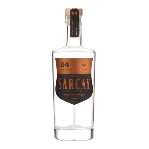 Pisco SARCAY Mosto Verde Italia Botella 700ml