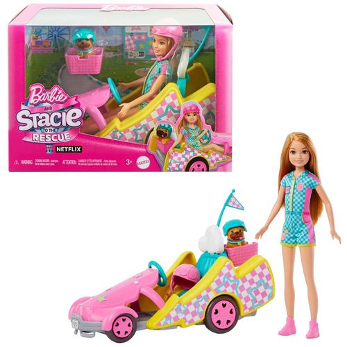 Muñeca Stacie Al Rescate Go-Kart BARBIE