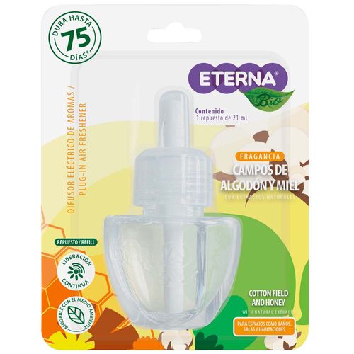 Repuesto para Ambientador Eléctrico ETERNA Algodón Miel 21ml PV