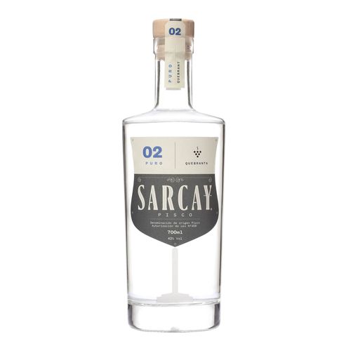 Pisco SARCAY Puro Quebranta Botella 700ml