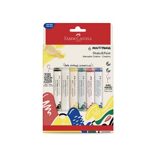 Multimark Shake And Paint Basc FABER CASTELL X6