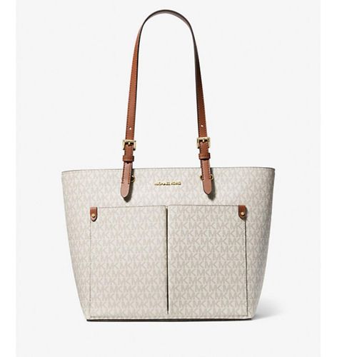 Cartera Tote Michael Kors Jet Set Pocket-Tote - Vainilla