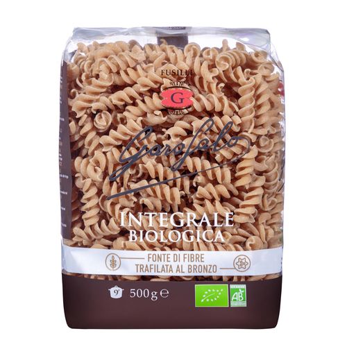 Fideos GAROFALO Fusilli Integral Bolsa 500g