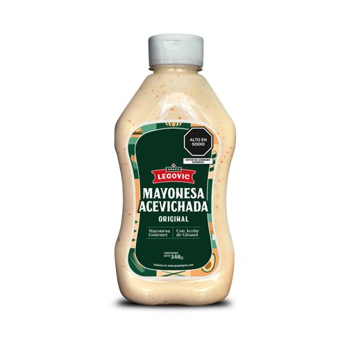 Mayonesa Acevichada LEGOVIC Original Frasco 340g