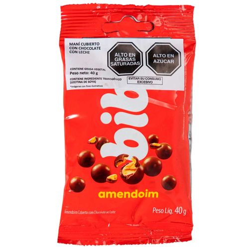 Chocolate de Maní BIB'S Bolsa 40g