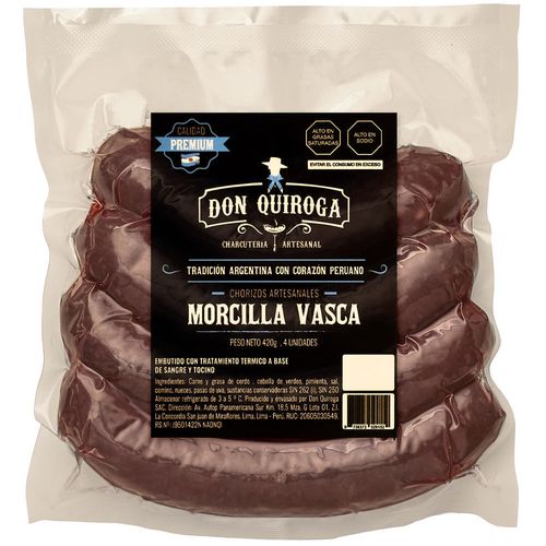 Morcilla Vasca DON QUIROGA Bolsa 420g