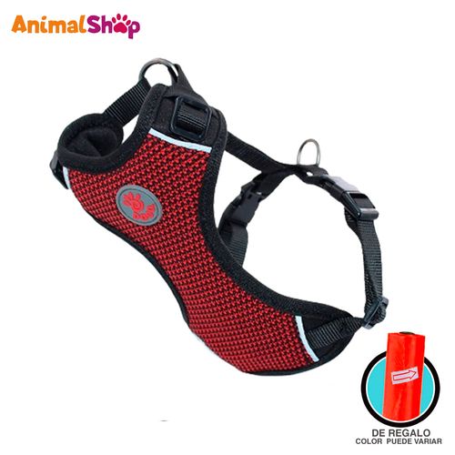 Arnes De Perro Doco Comfortable Talla L Rojo Con Regalo