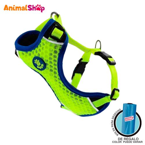 Arnes De Perro Doco Comfortable Talla L Verde Con Regalo