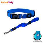 Collar-De-Perro-Doco-Nylon-Ajustable-L-Azul-Correa-