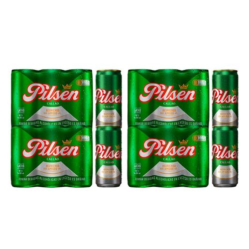 Pack Cerveza PILSEN Callao Lata 269ml 6un x 4un