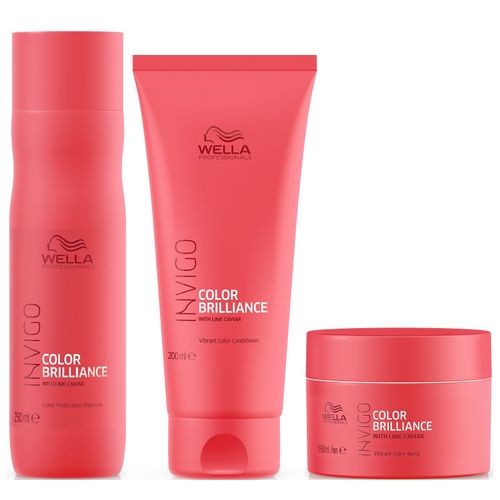 Shampoo 250ml + Acondicionador + Mascarilla Wella Invigo Brilliance