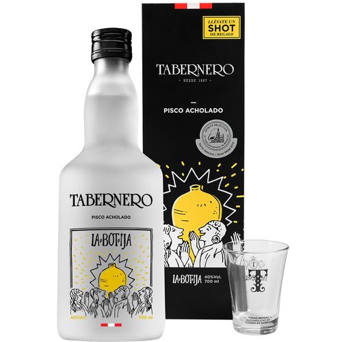 Pisco tabernero acholado caja 700ml (OFERTA)