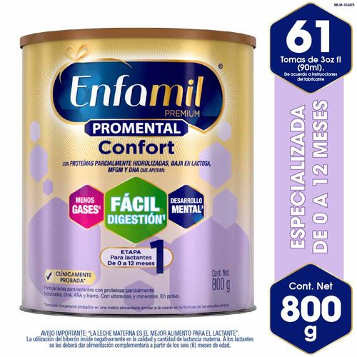 Fórmula Infantil Enfamil Confort Premium - Lata 800 G