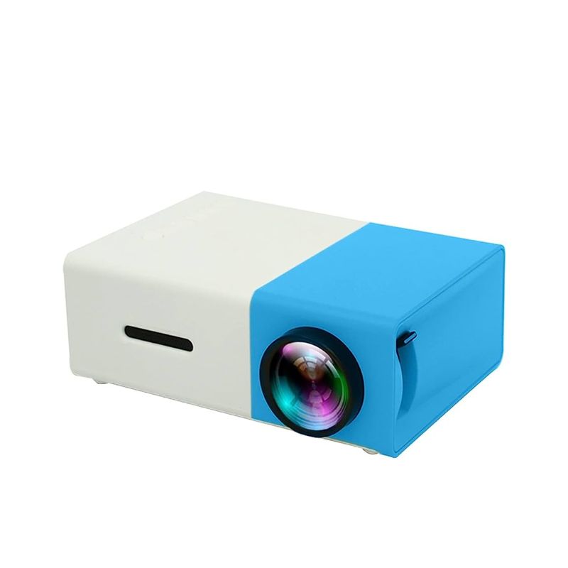 Proyector-Portatil-Multimedia-LED-1080P-Con-Control-Remoto-y-HDMI---Azul