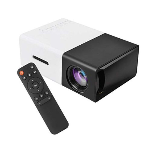 Proyector Portatil Multimedia LED 1080P Con Control Remoto y HDMI - Negro