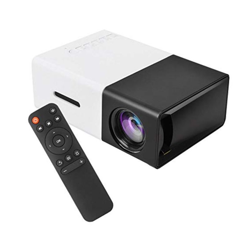 Proyector-Portatil-Multimedia-LED-1080P-Con-Control-Remoto-y-HDMI---Negro