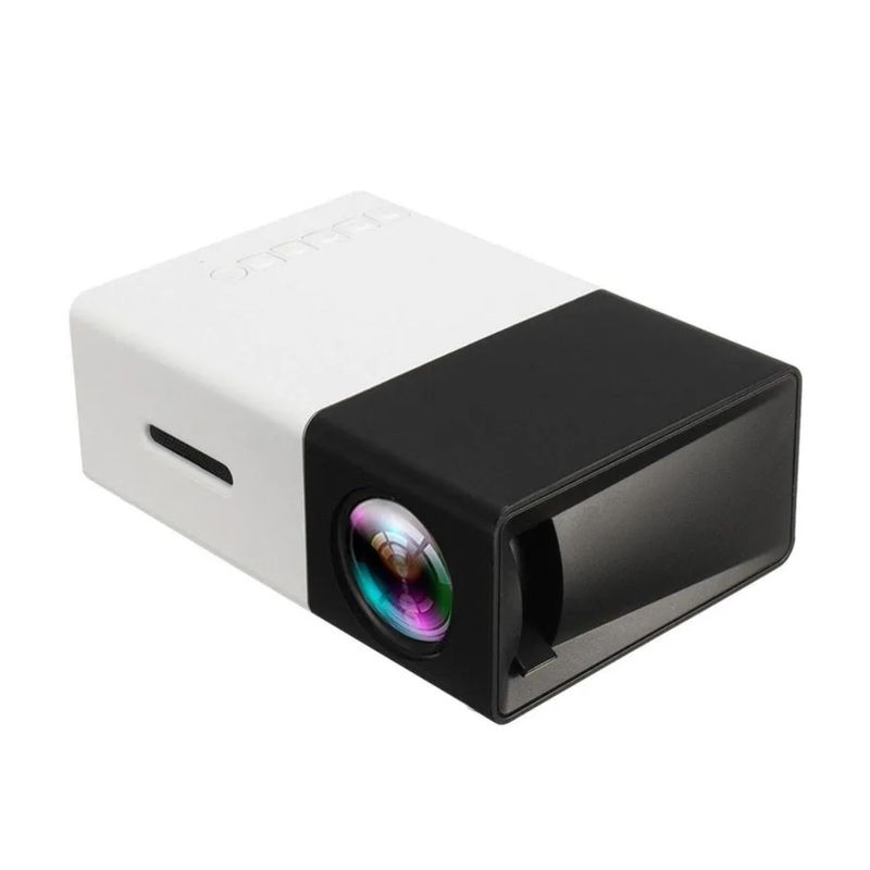 Proyector-Portatil-Multimedia-LED-1080P-Con-Control-Remoto-y-HDMI---Negro