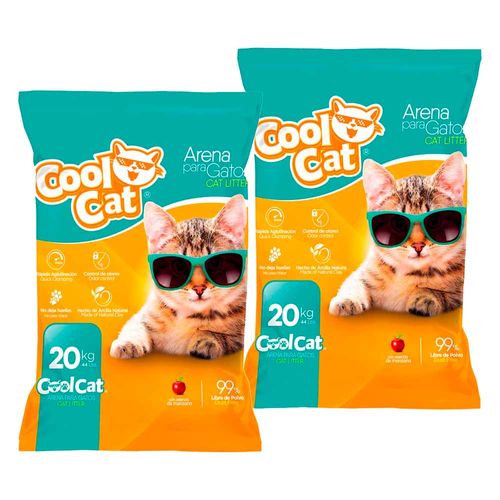 Pack Arena para Gatos COOL CAT 20Kg x 2un