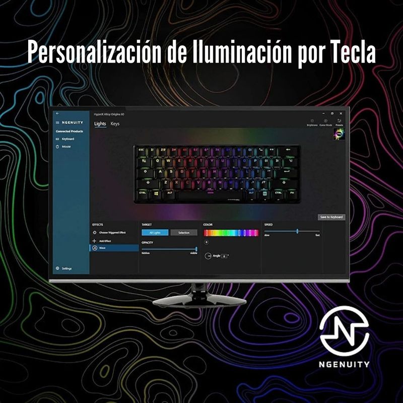 HyperX---Teclado-Alloy-Origins-60-RGB-Factor-60--Linear-Red