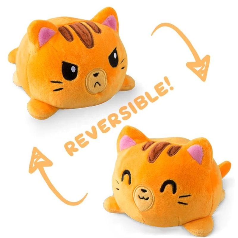 Peluche-Gato-Reversible-Pulpo-Reversible-Gato-Regalo-Cumpleaños-Gato-Naranja