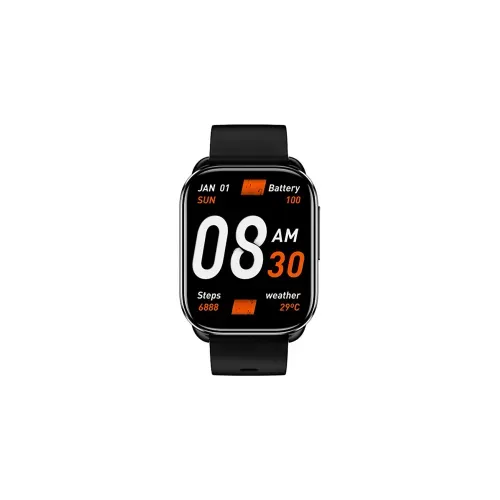 QCY - SmartWatch QCY-GS-S6-BLK con Pantalla 2.02 pulgadas