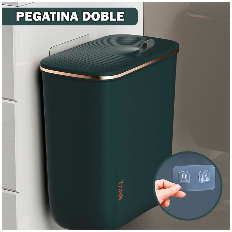 Tacho-de-Basura-Colgante-Papelera-Contenedor-con-Tapa-H01-Verde