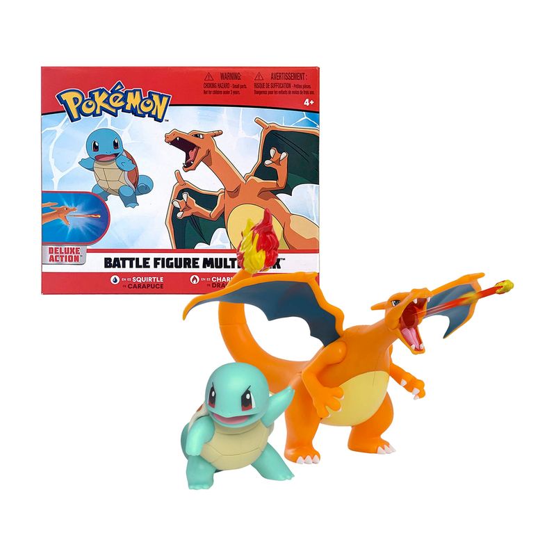 Pokemon-Figura-Pack-Charizard---Squirtle