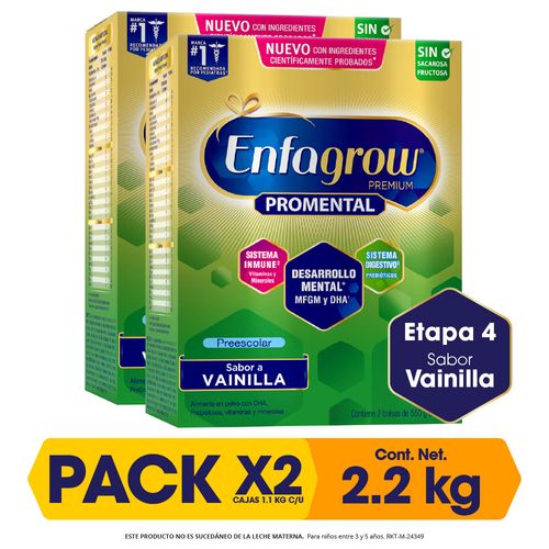 Enfagrow® Preescolar 1,1kg x2 Unidades -2,2 Kg