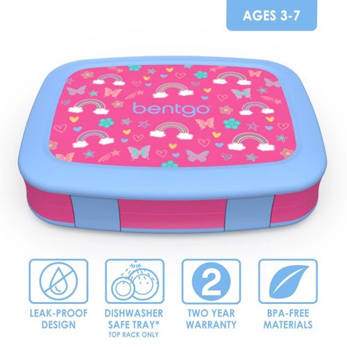 Lonchera Bentgo Kids Lunch Box - Arcoiris y Mariposas