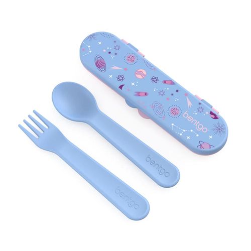 Set de Cubiertos Bentgo Kids - Lavender Galaxy