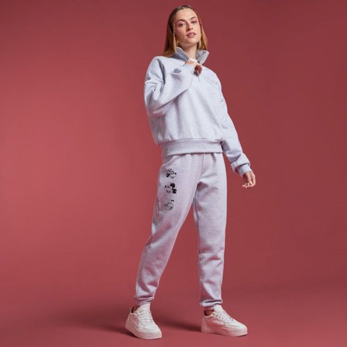 Polera + Pantalón De Buzo Disney Mujer Melange
