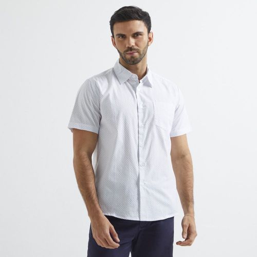 Camisa Malabar Manga Corta Miniprint Hombre