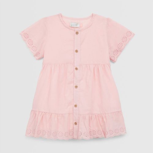 Vestido Para Bebe Niña Baby Circus Brodery Solid