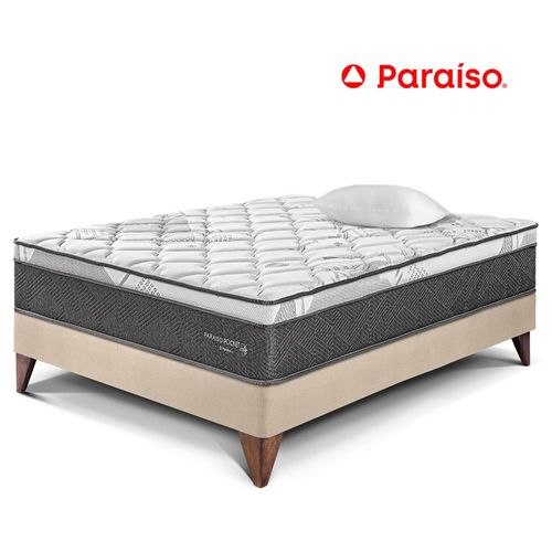 Cama Europea Pocket Star 1.5 Plazas Champagne