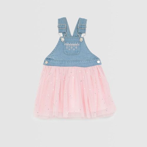 Vestido Para Bebe Niña Baby Circus Jumper Tull Denim